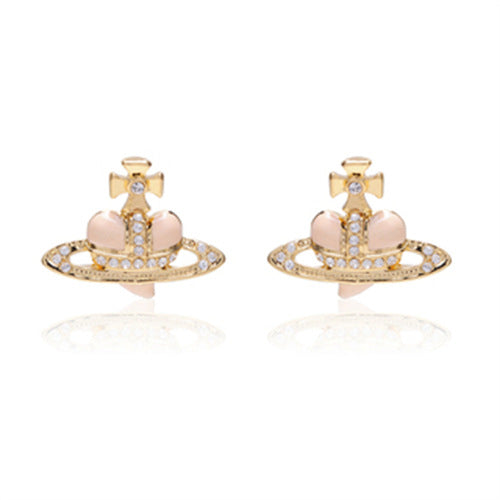 Vivienne Westwood classic love paint stud earrings