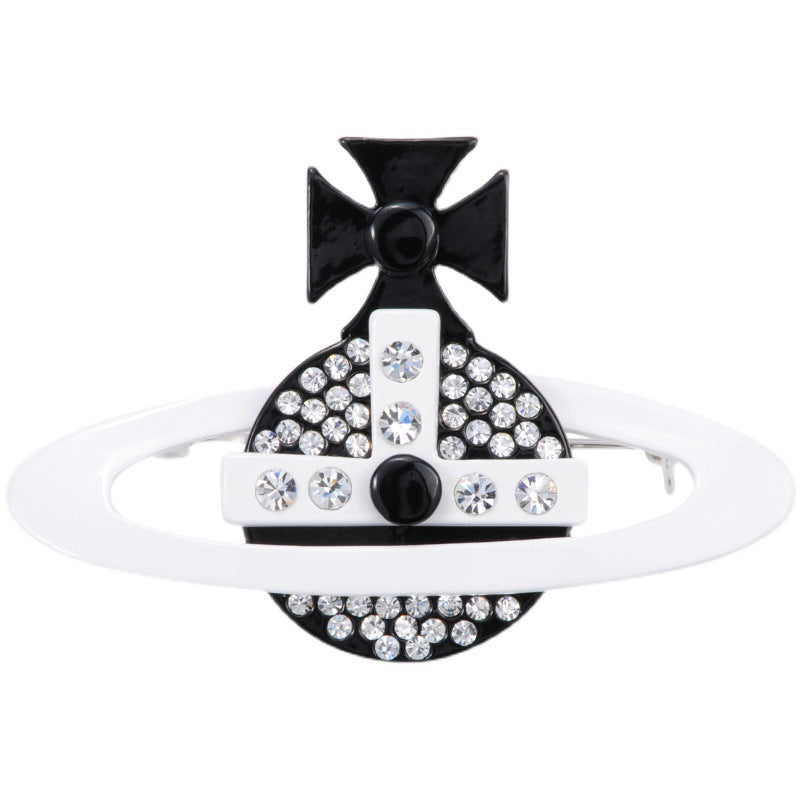 Vivienne Westwood white paint brooch ladies decorations personality female