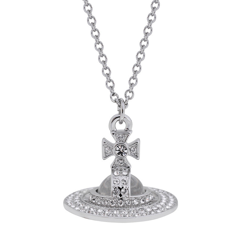 Vivienne Westwood Soladado gang drill necklace for women Special Interest light luxury