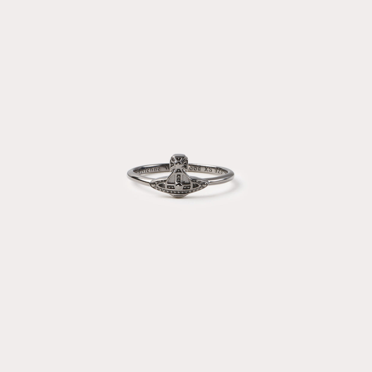 Vivienne Westwood OSLO embossed diamond-free Saturn ring