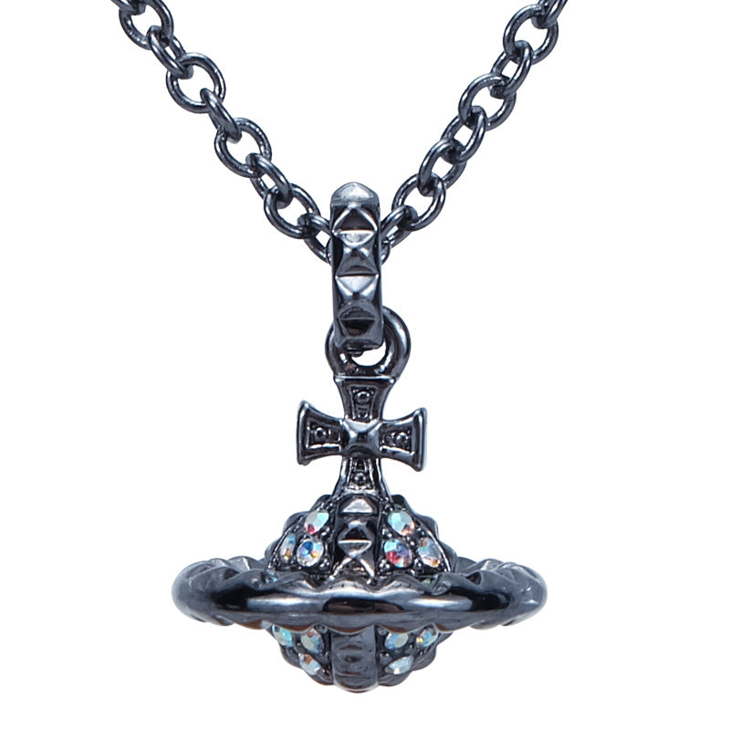 Vivienne Westwood rivet series necklace punk exquisite luxury pendant