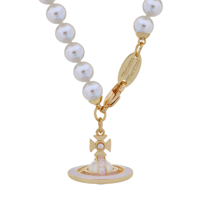 Vivienne Westwood necklace pearl set multicolor bracelet