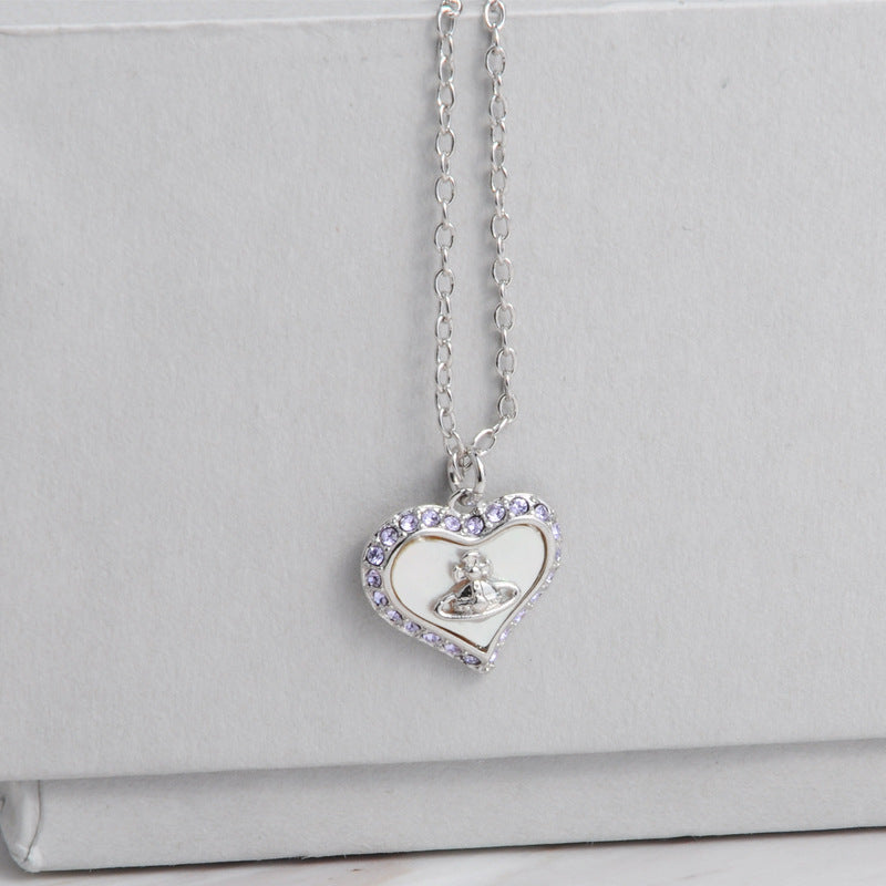 Vivienne Westwood love series shell pendant necklace