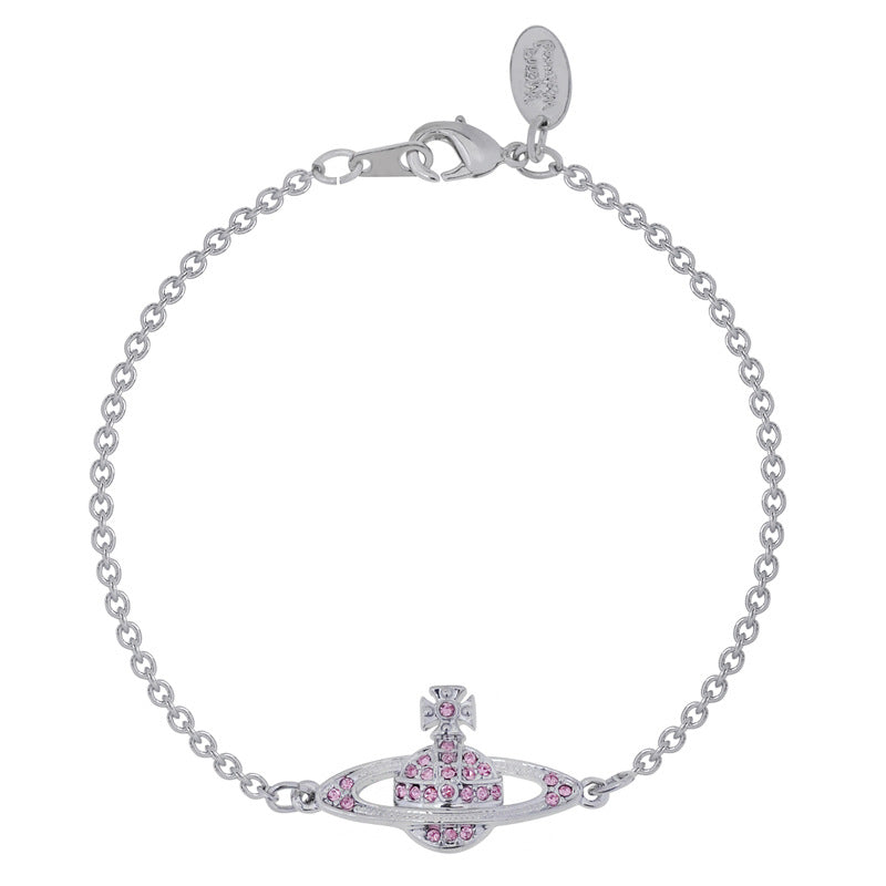 Vivienne Westwood full diamond bracelet women's exquisite high sense simple accessories