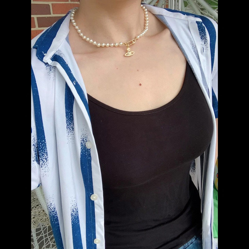 Vivienne Westwood multi-version pin series necklace