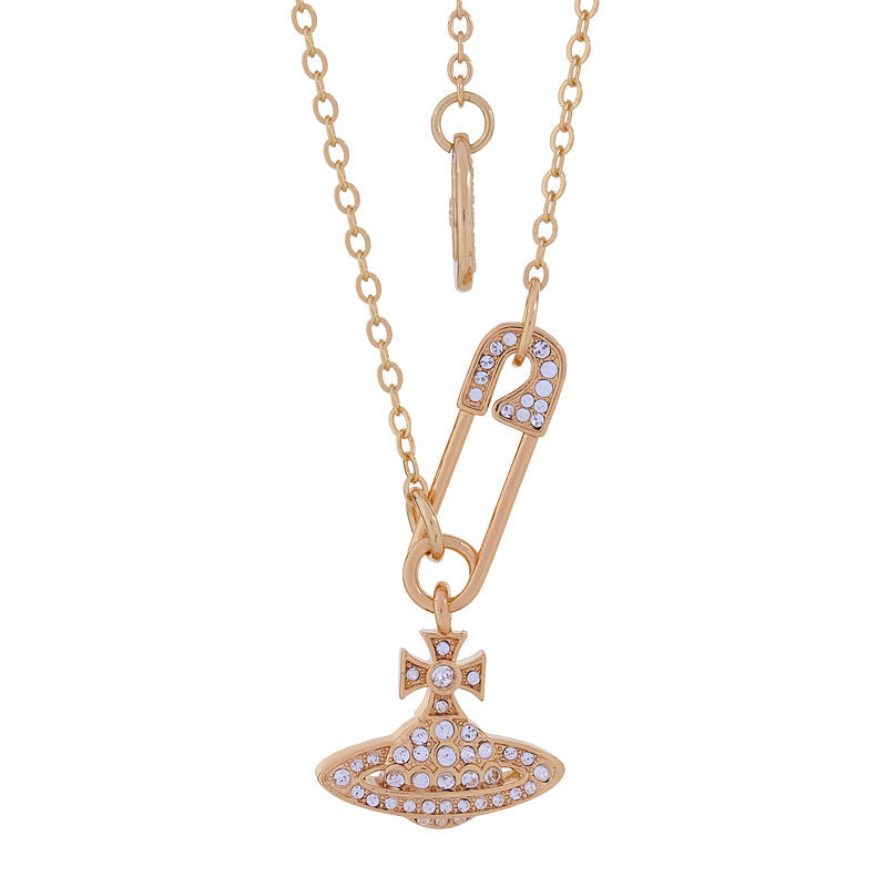 Vivienne Westwood multi-version pin series necklace