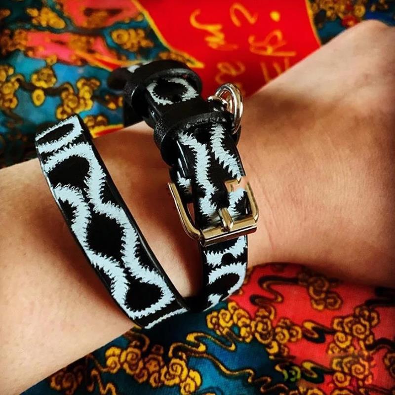 Vivienne Westwood Squiggle pirate pattern leather rope