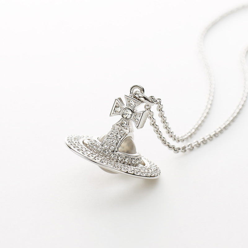 Vivienne Westwood Soladado gang drill necklace for women Special Interest light luxury