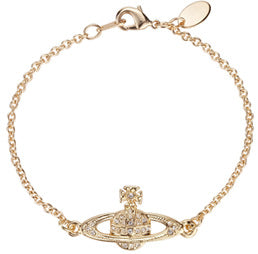 Vivienne Westwood full diamond bracelet women's exquisite high sense simple accessories
