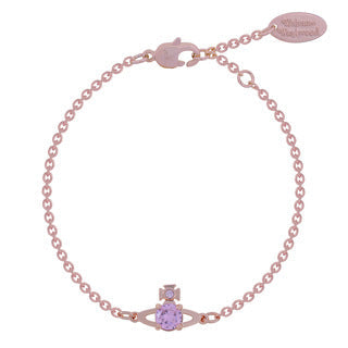 Vivienne Westwood four-claw zircon bracelet simple advanced all-match ins