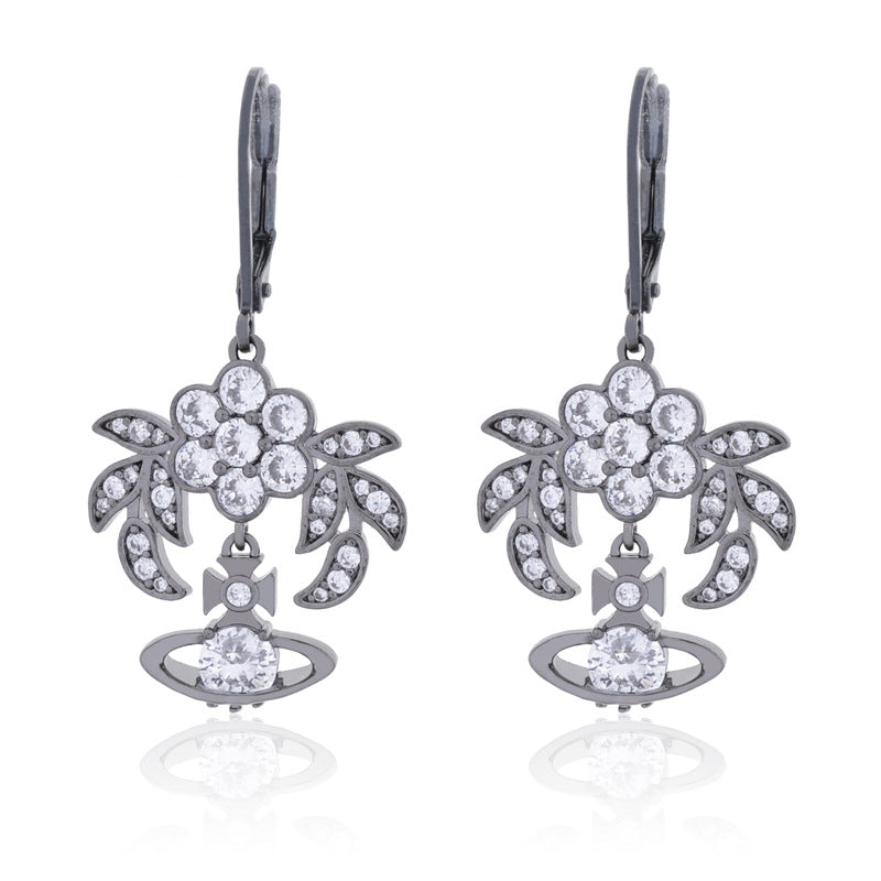 Vivienne Westwood women's fashion Japanese and Korean earrings