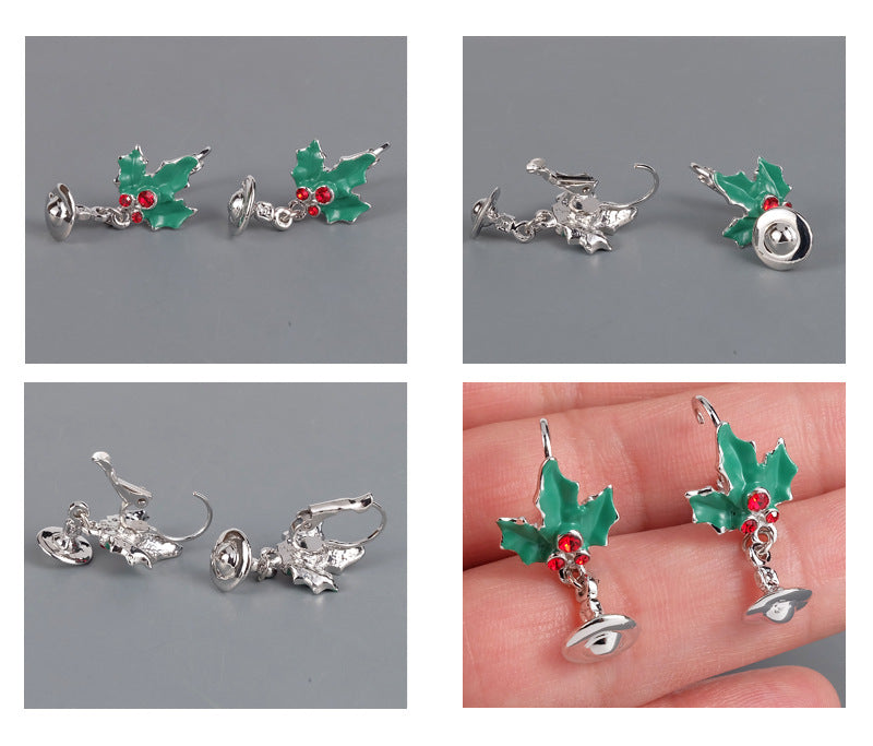 Vivienne Westwood Christmas series stud earrings niche personality holiday gifts