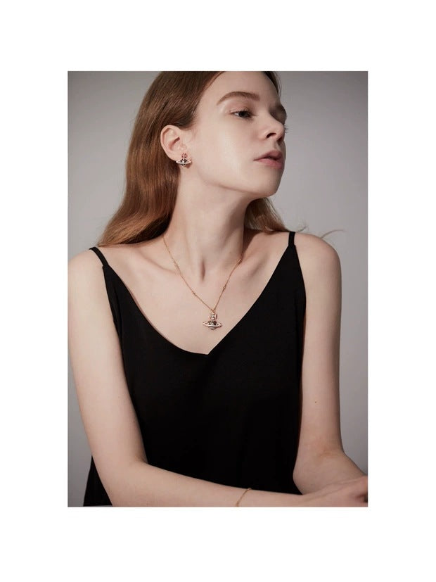 Vivienne Westwood punk enamel colorful punk earrings