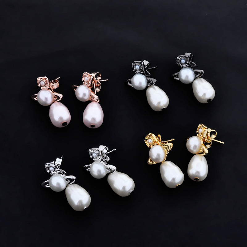 Vivienne Westwood detachable pearl earrings multi-wear earrings