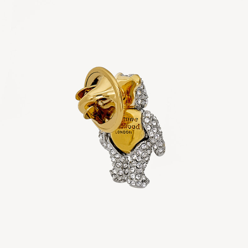 Vivienne Westwood TEDDY small activity bear collar pin ins high sense accessories