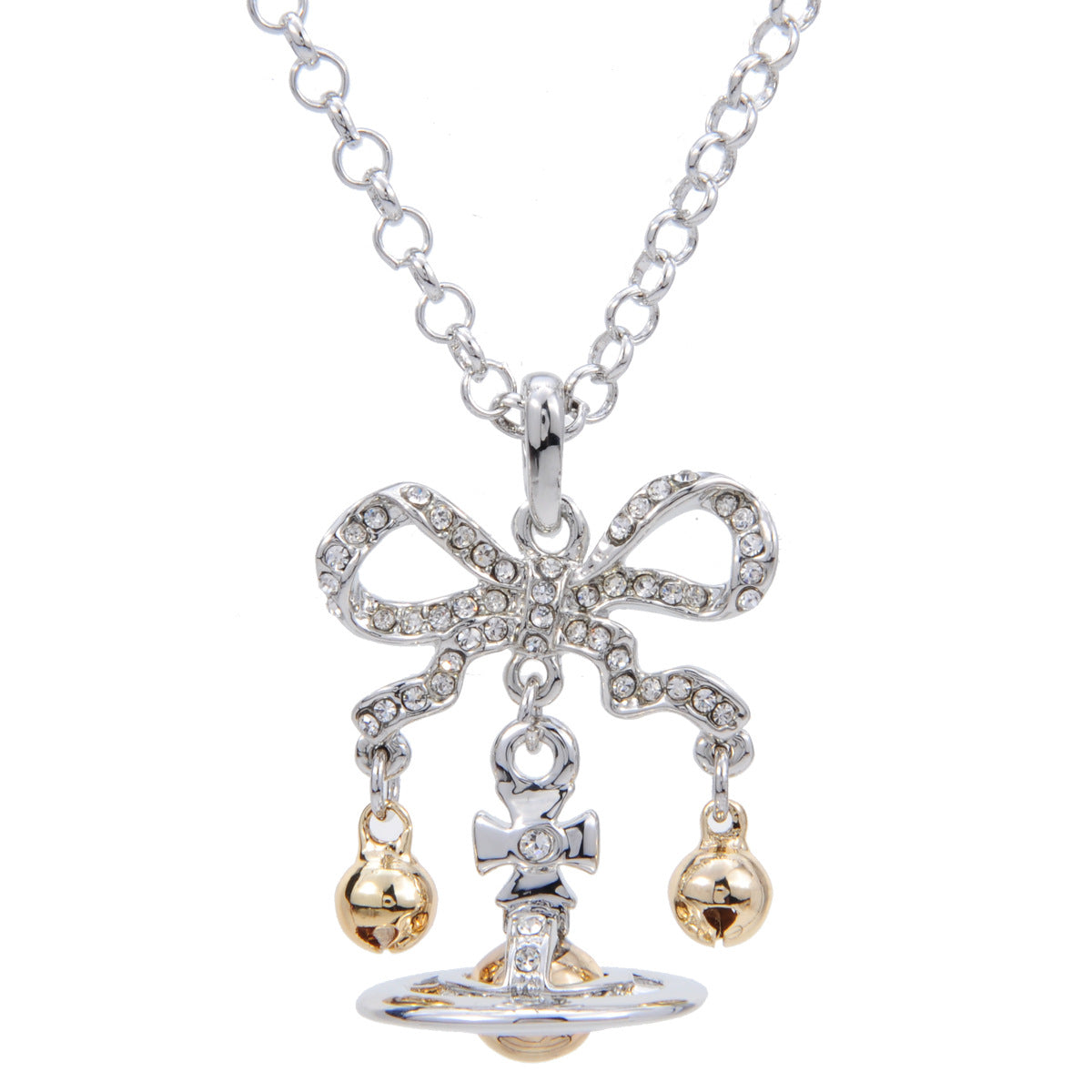 Vivienne Westwood bow pendant necklace for women delicate indie
