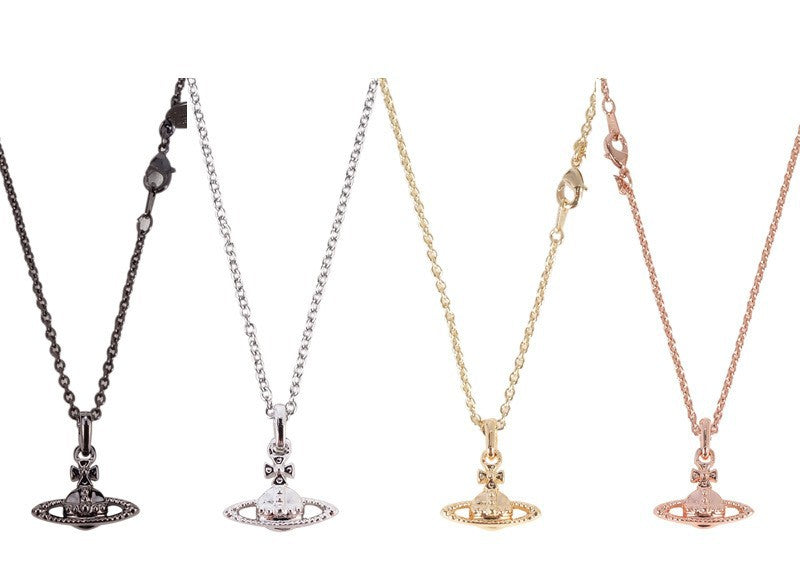 Vivienne Westwood diamond-free frosted pendant necklace