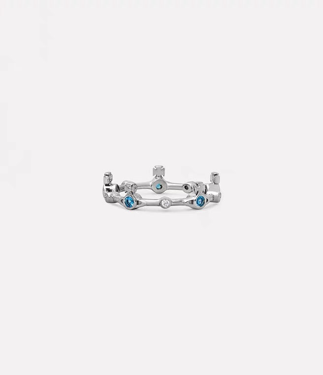 Vivienne Westwood hortense mini single diamond Saturn ring Classic