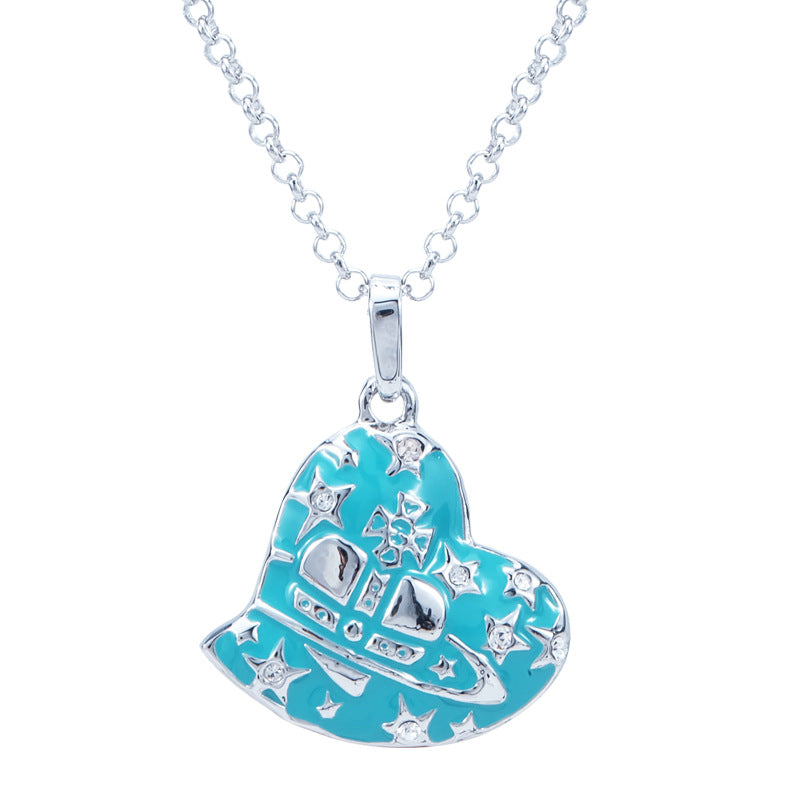 Vivienne Westwood love pendant necklace Starry Sky personality High sense