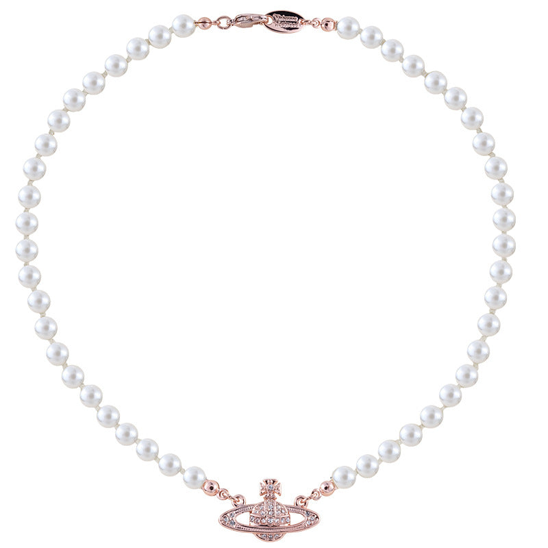 Vivienne Westwood classic single layer orb pearl necklace