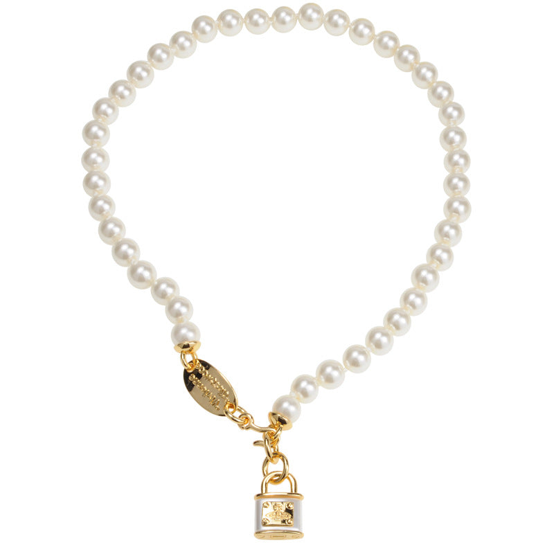 Vivienne Westwood lock Head series pendant necklace for women