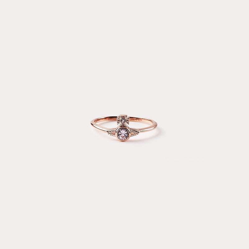 Vivienne Westwood 2022 new ring single diamond simple couple style