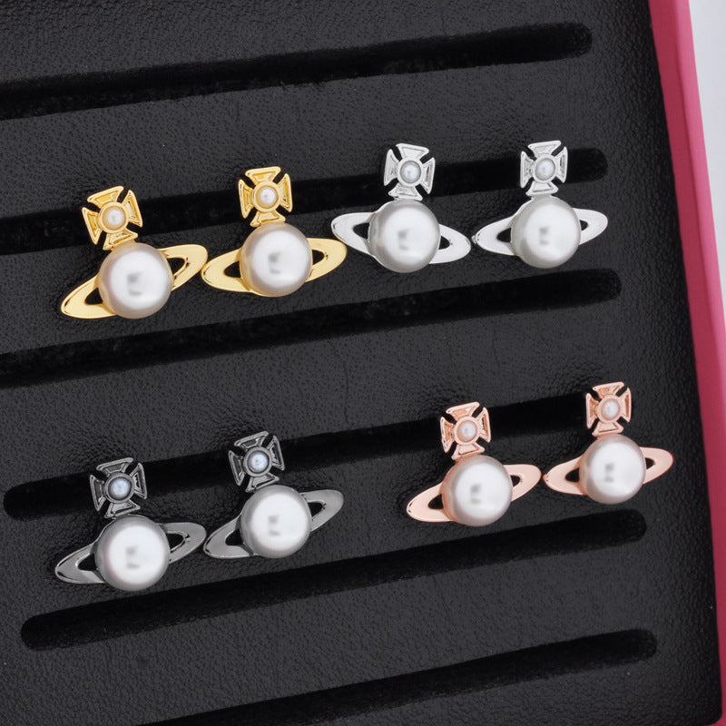 Vivienne Westwood detachable pearl earrings multi-wear earrings