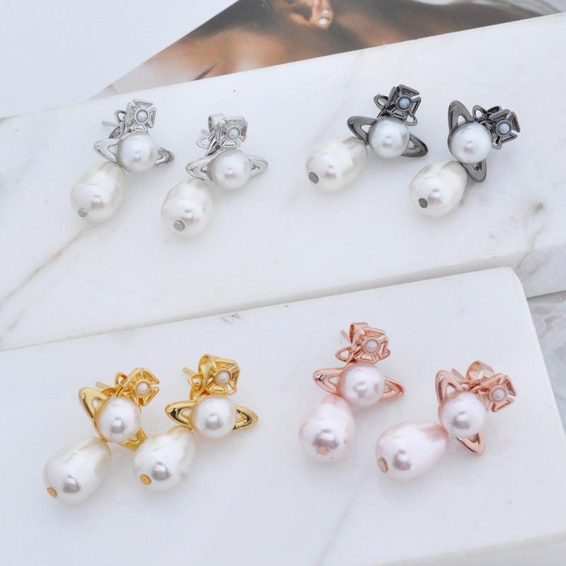 Vivienne Westwood detachable pearl earrings multi-wear earrings