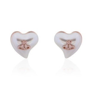 Vivienne Westwood love series epoxy stud earrings luxurious and personalized punk