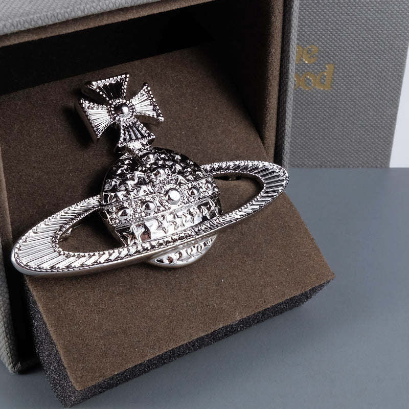 Vivienne Westwood diamond-free starry brooch shiny XINGX