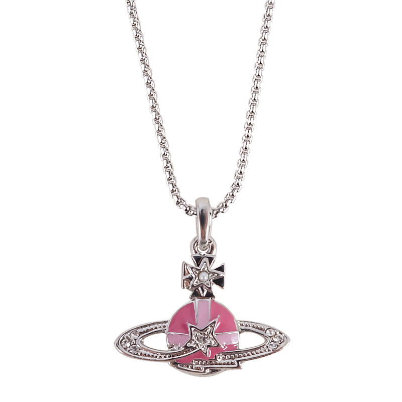 Vivienne Westwood meteor pendant necklace niche personality original design