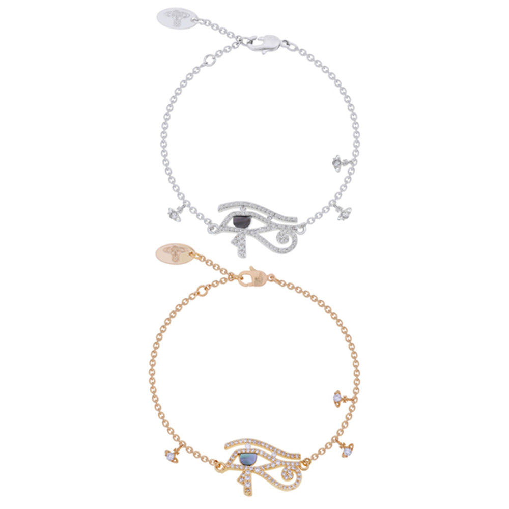 Vivienne Westwood Horus eye bracelet ins sweet style high sense