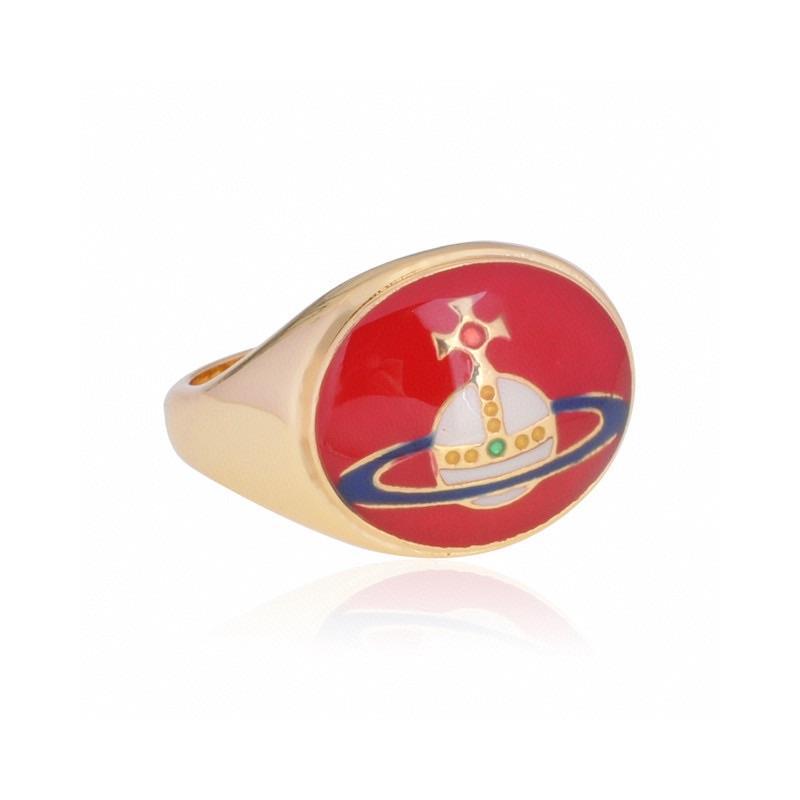 Vivienne Westwood enamel buckle ring