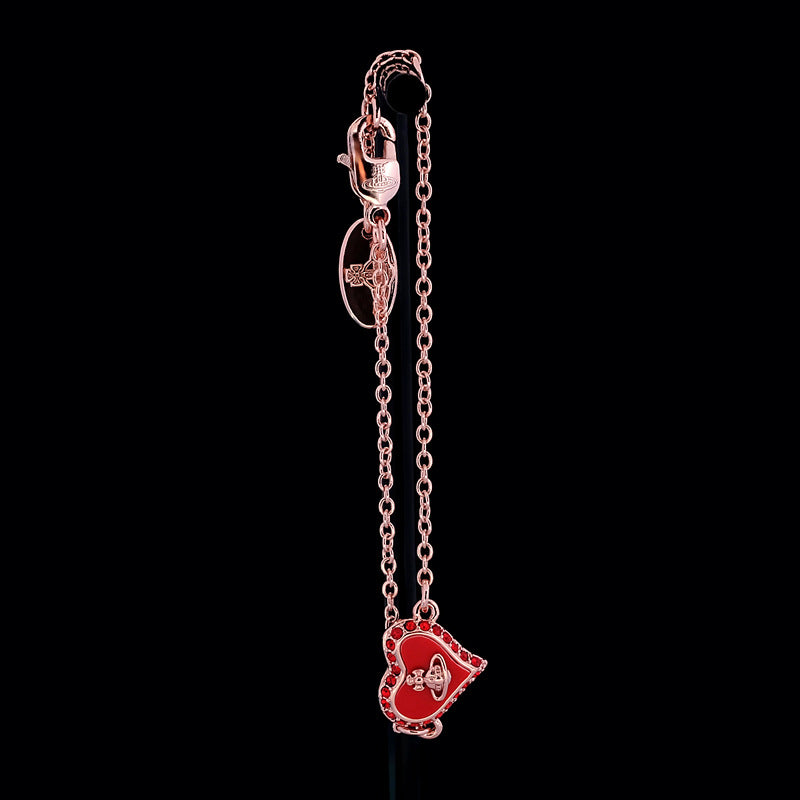 Vivienne Westwood heart shell series bracelet women's exquisite high sense