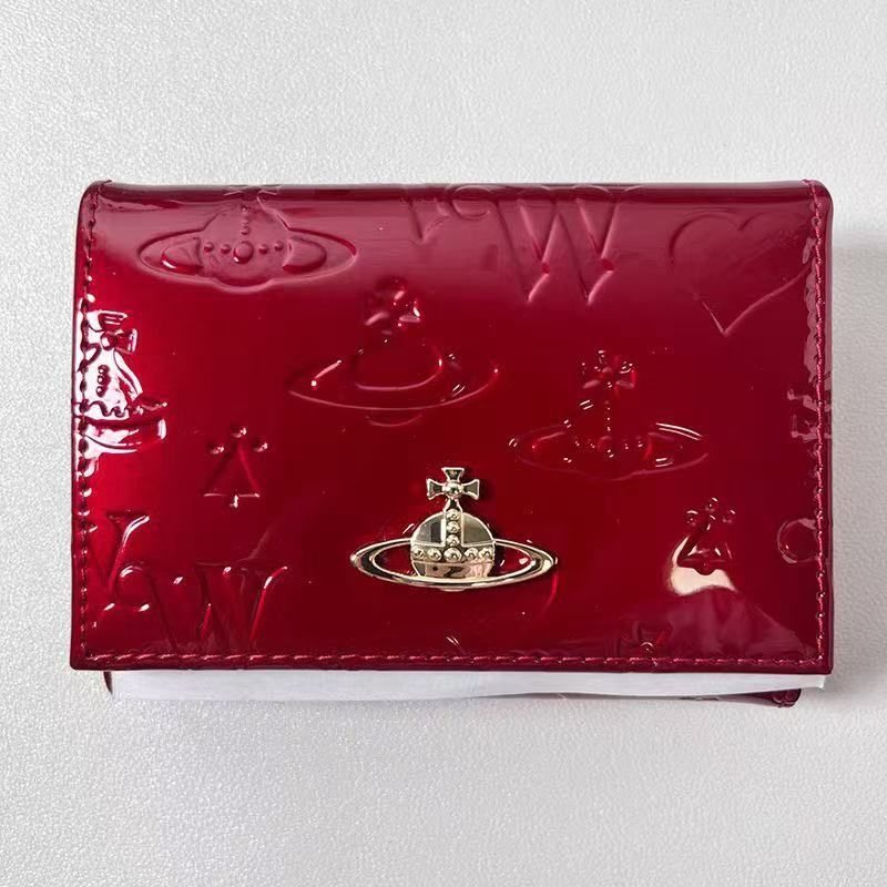 Vivienne Westwood Lacquer embossed printer wallet