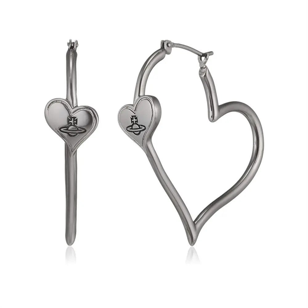 Vivienne Westwood love ear ring Japanese limited ear studs European and American punk