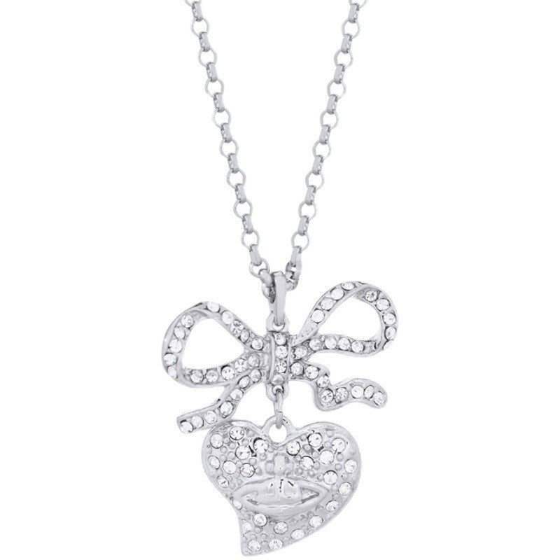 Vivienne Westwood romantic bow love pendant necklace