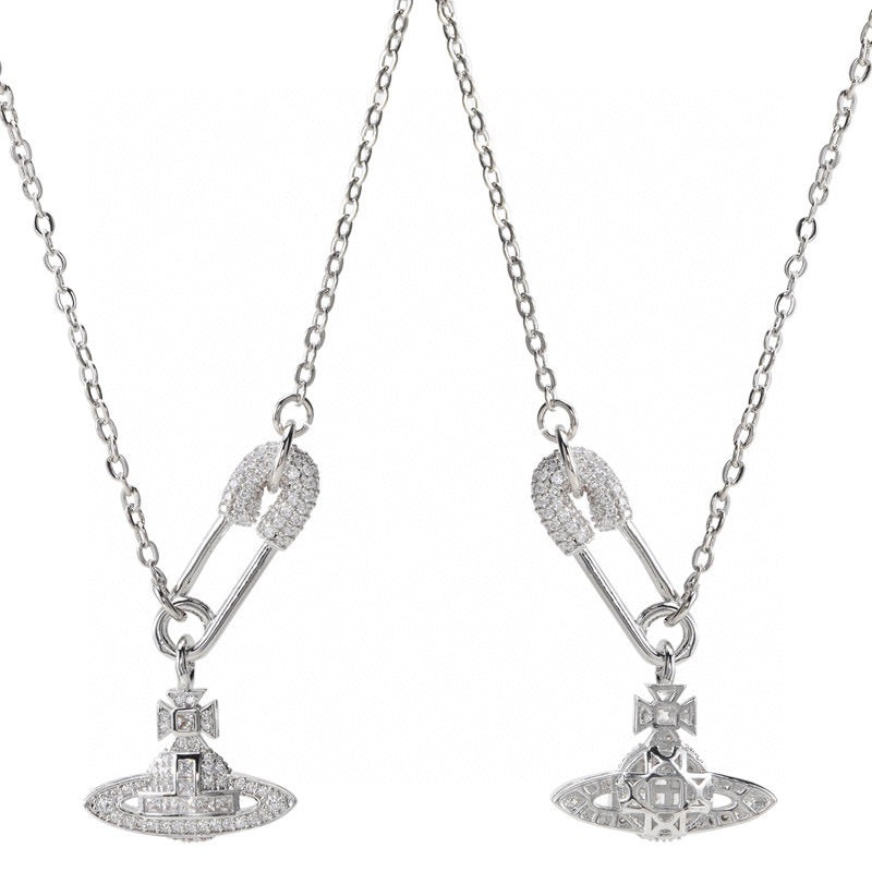 Vivienne Westwood multi-version pin series necklace