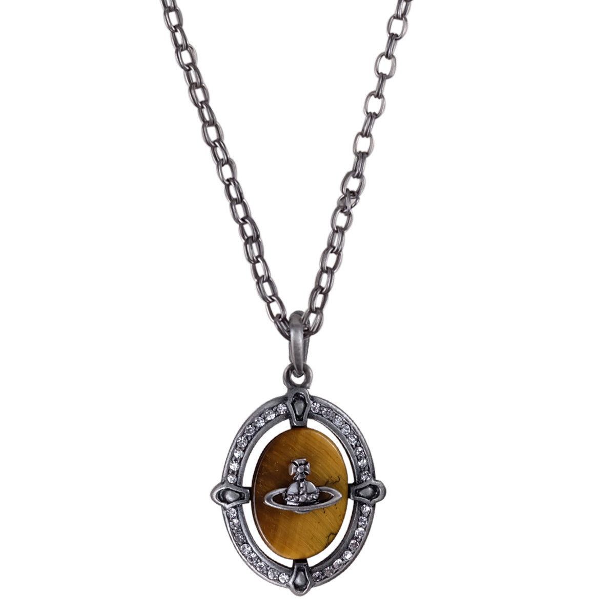 Vivienne Westwood bronze pendant necklace