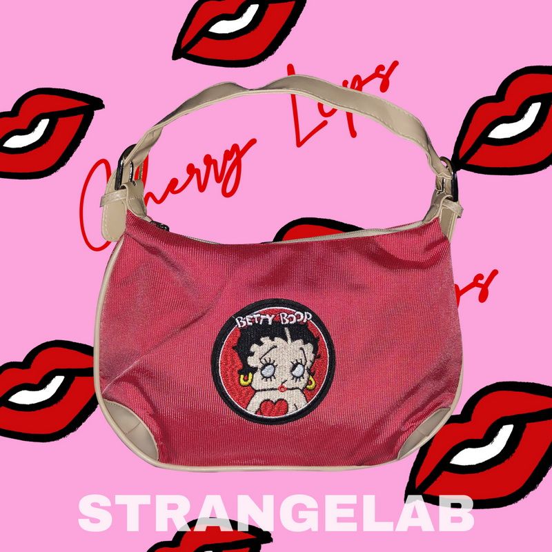Good Goods AmericaBBMiss 80sCool Earth Retro Easy MatchinginsCartoon Student Handheld Crossbody Pouch