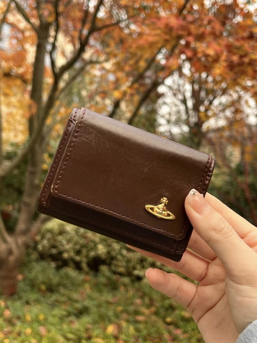 Vivienne Westwood Cowhide Card Holder Coin Purse