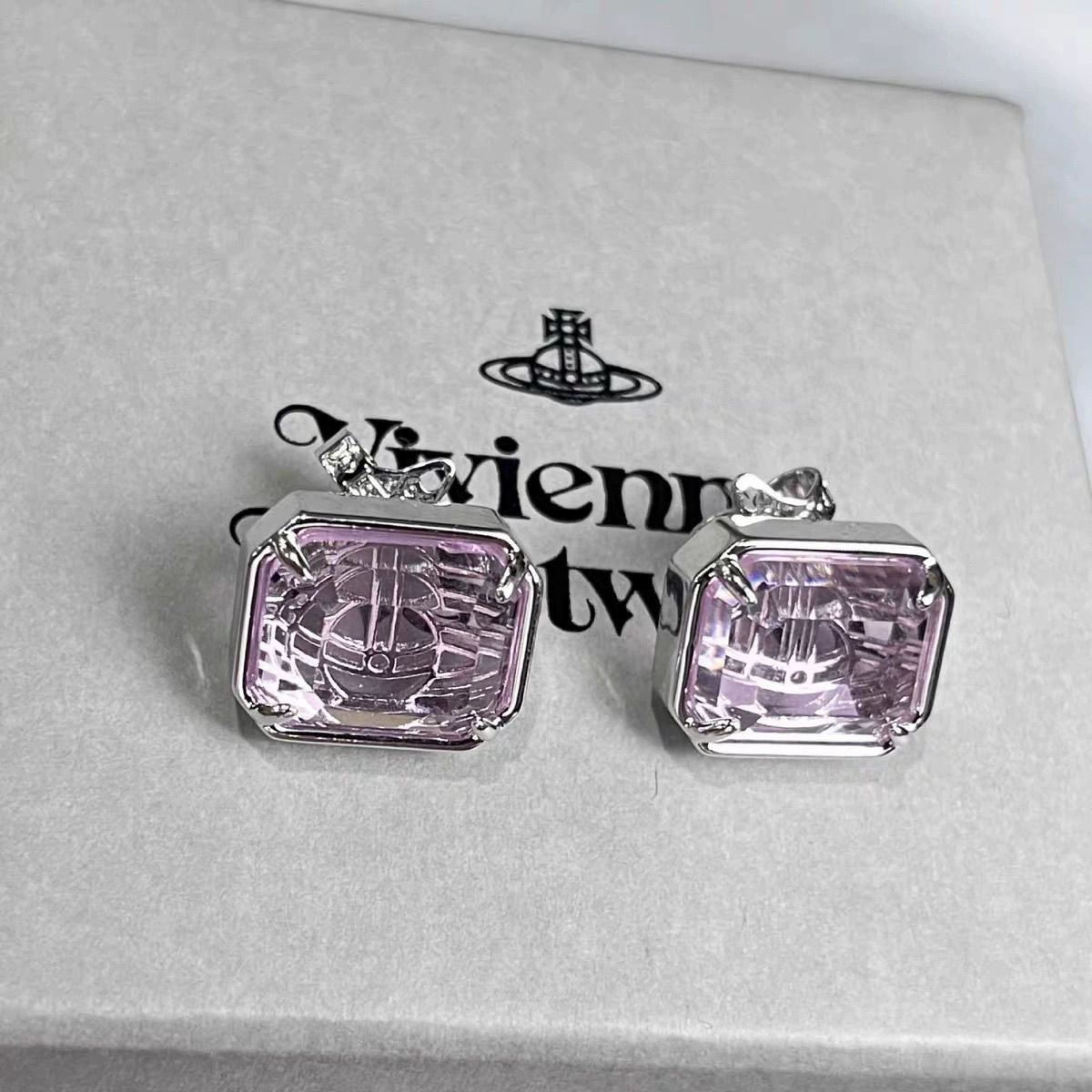 Vivienne Westwood Color Cube Sugar orb Ear Studs