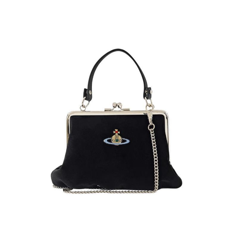 Vivienne Westwood Velvet Crossbody Handbag
