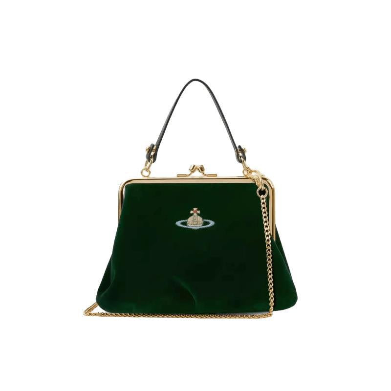 Vivienne Westwood Velvet Crossbody Handbag