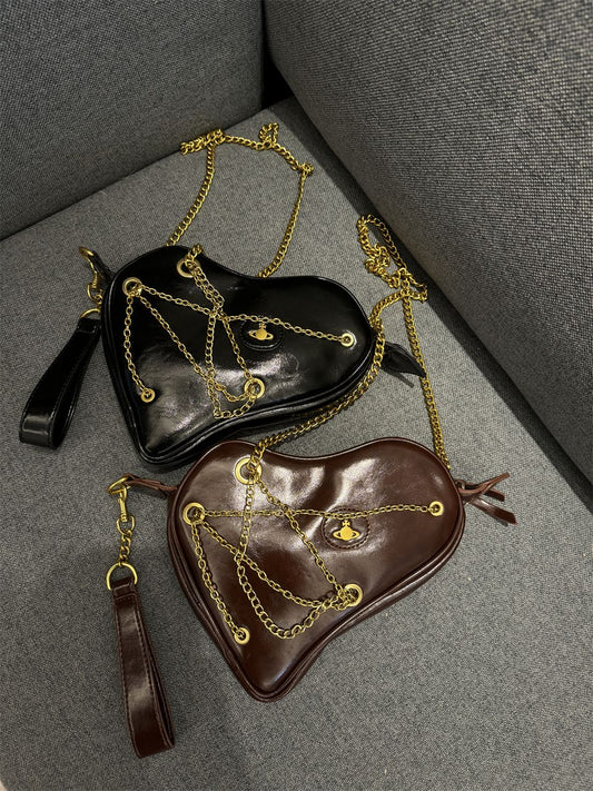 Vivienne Westwood Love Chain Binding Type Crossbody Bag
