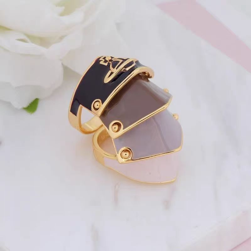 vivienne westwood japan colorful armor  rings