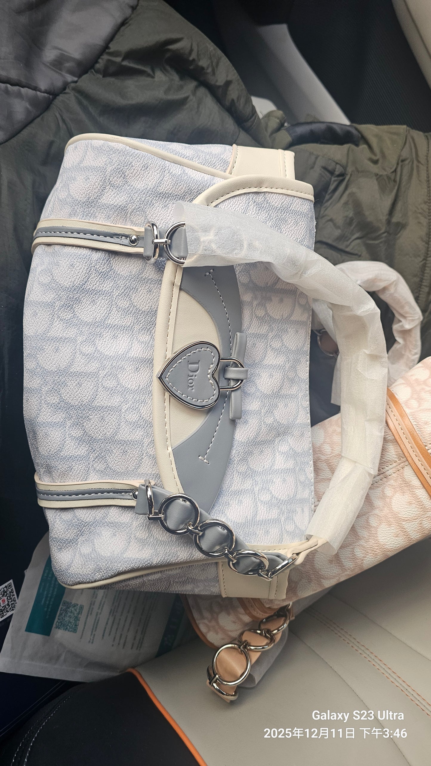 cd  monogram romantique trotter bag