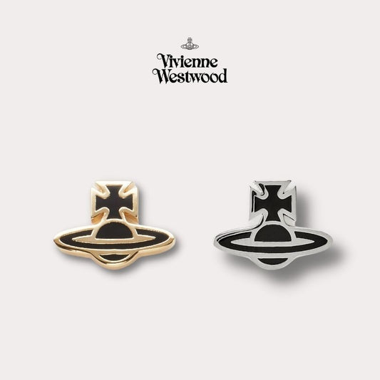 Vivienne Westwood Simple Enamel orb Ear Studs
