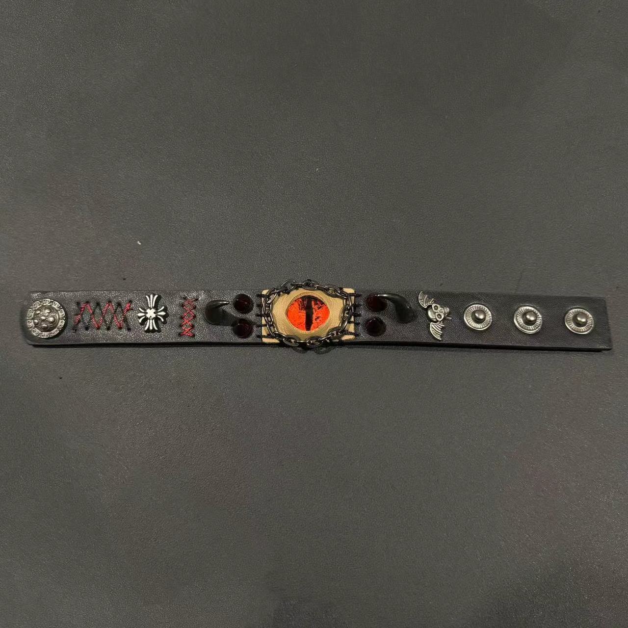 Handmade Dark American Bracelet Asian Culture Advanced Niche Trend Advanced Little Devil Heavy Industry Punk Bracelet