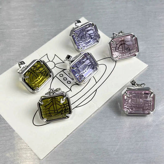 Vivienne Westwood Color Cube Sugar orb Ear Studs